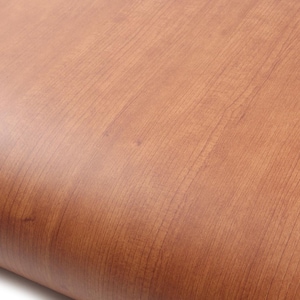 ROSEROSA Faux Cherry Wood Architectural Film WD634 - Peel and Stick Wood Grain Vinyl Wrap for Commercial Spaces & Interior Accents