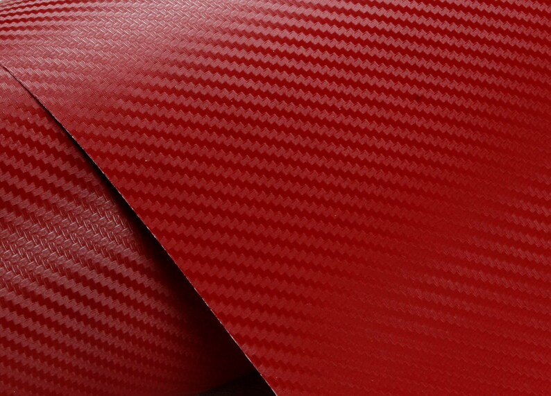 Dark Red : 50cm X 300cm Peel /& Stick Carbon Pattern Pre-Pasted Self-adhesive Wallpaper 1.64ft 9.84ft