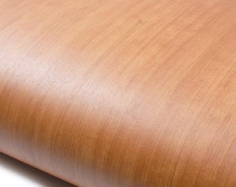 ROSEROSA Faux Cherry Wood Architectural Film KW101 - Peel and Stick Wood Grain Vinyl Wrap for Commercial Spaces & Interior Accents