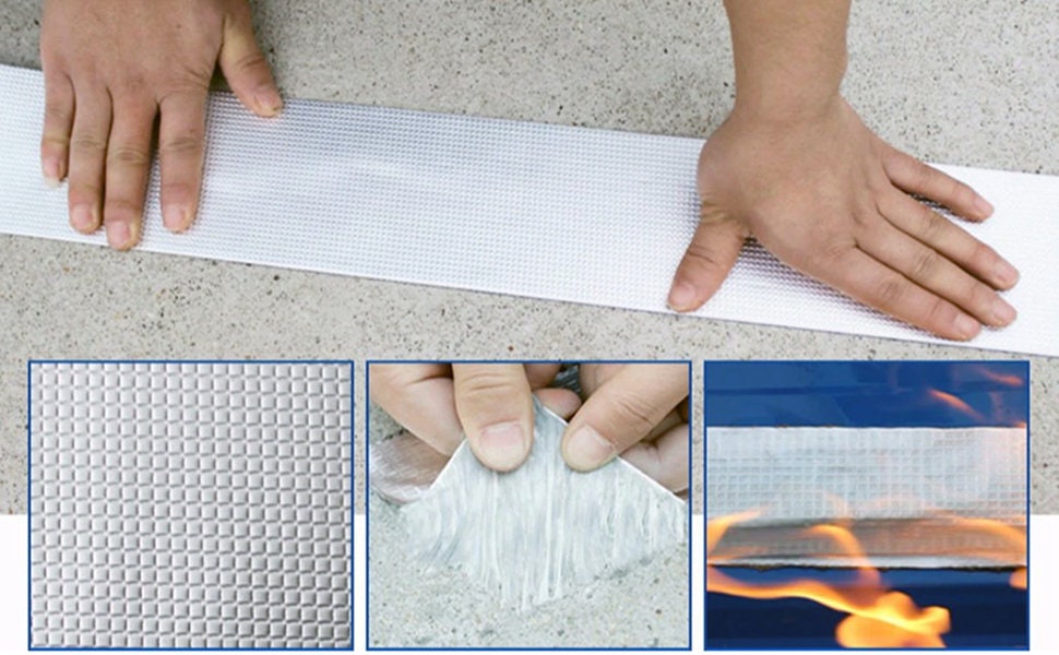 Professional Waterproof Butyl Rubber Tape External Aluminium Foil