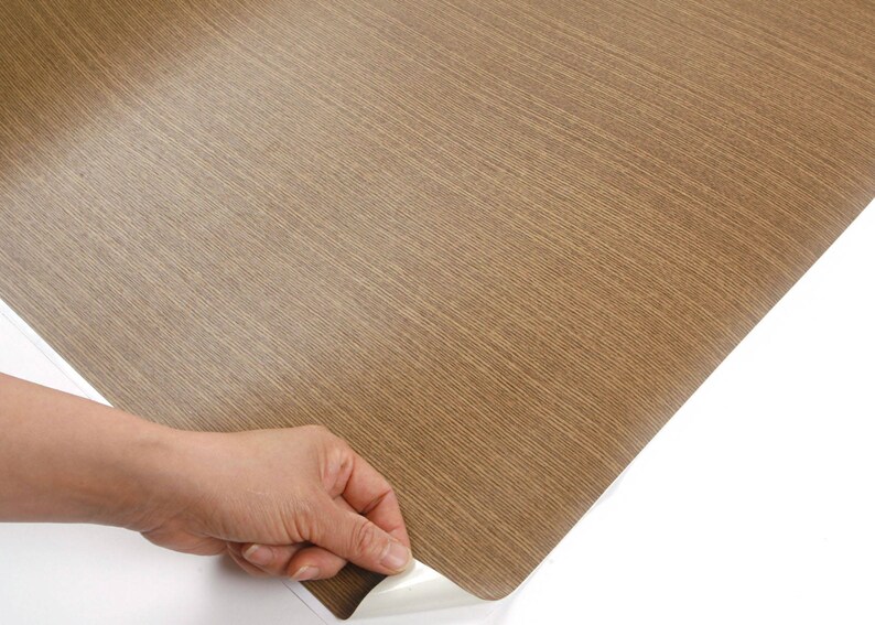 2.00 Feet X 6.56 Feet Peel /& Stick Backsplash Water Ash Brown Self-Adhesive Wallpaper Shelf Liner Table Door Reform PG4095-3
