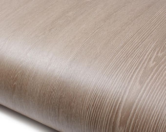 ROSEROSA Faux Elm Wood Architectural Film KW331 - Peel and Stick Wood Grain Vinyl Wrap for Minimalist Decor & Serene Interiors
