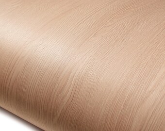 ROSEROSA Premium Faux Wood Architectural Film PW131 - Peel and Stick Wood Grain Vinyl Wrap for Commercial Interior & Luxury Home Decor