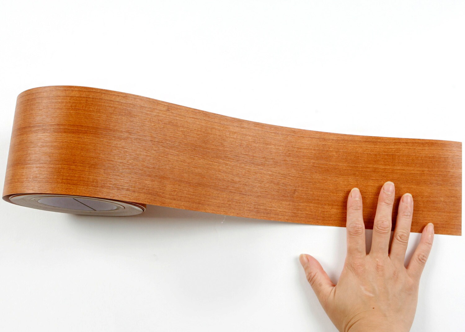 Peel & Stick Border Sticker Cherry Wood Pattern SelfAdhesive Etsy