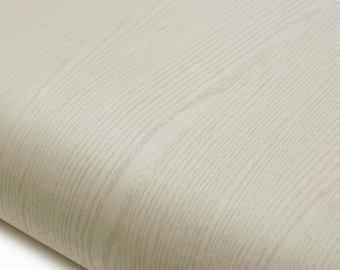 ROSEROSA Peel and Stick Solid Faux Wood Architectural Film Self-adhesive Wallpaper Door Wrap Counter Top Border Mirror Molding Trim PTG103