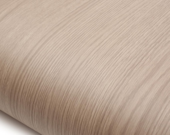 ROSEROSA Faux Oak Wood Architectural Film KW315 - Peel and Stick Wood Grain Vinyl Wrap for Door Wrapping & Commercial Interior