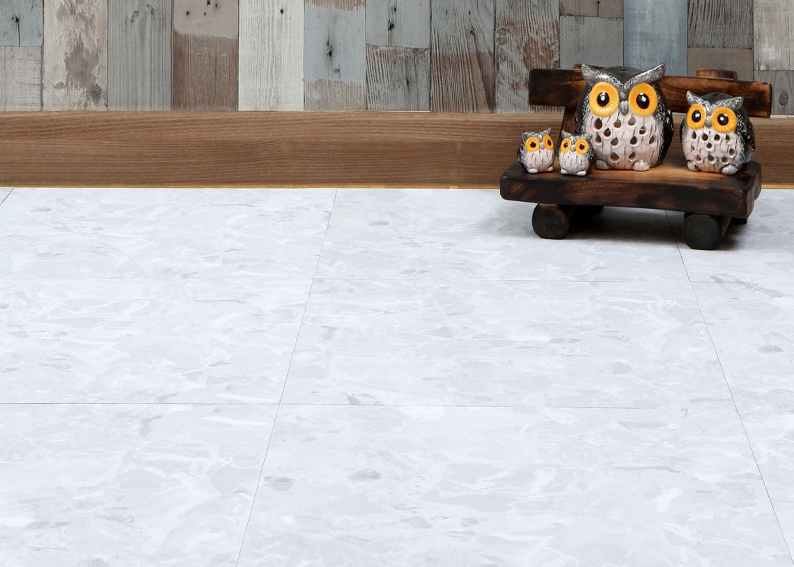 Peel and Stick Square Vinyl Tiles Marble Pattern Vinyl Etsy