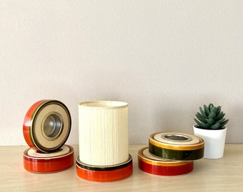 Unique Tea Light Holder, Colourful Wood Tea Light Candle Holder, Lacquer Finish Base, Table Decor, Home Decor