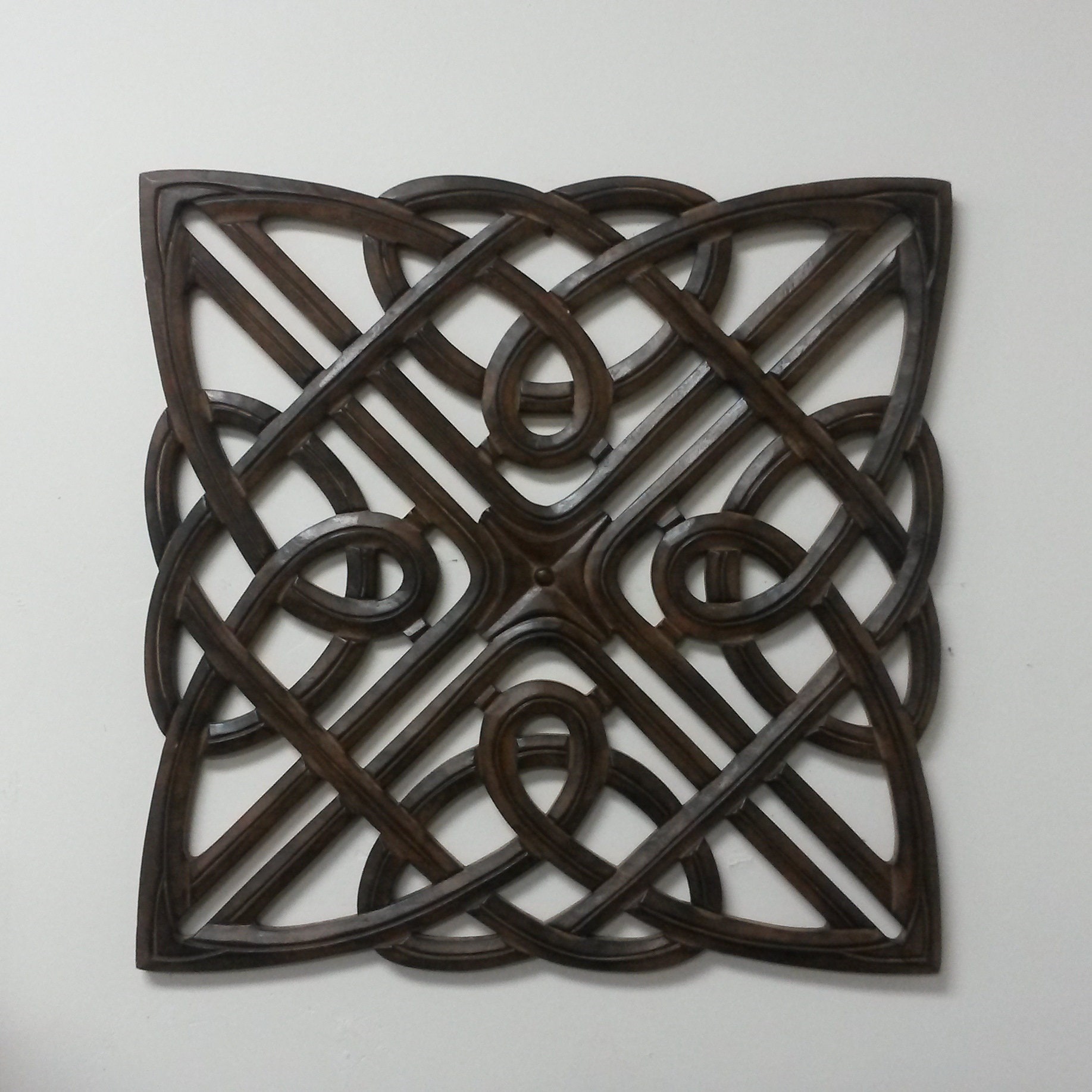 Carved Square Wood Wall Art Panelwall Decorrelief Panel - Etsy