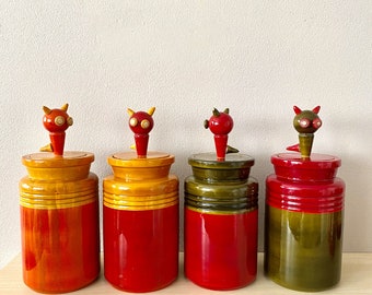 Storage Jars, Kitchen Storage, Kitchen Shelf Decor, Kitchen Decor, Storage Jars, Kitchen Containers, Colourful Jars
