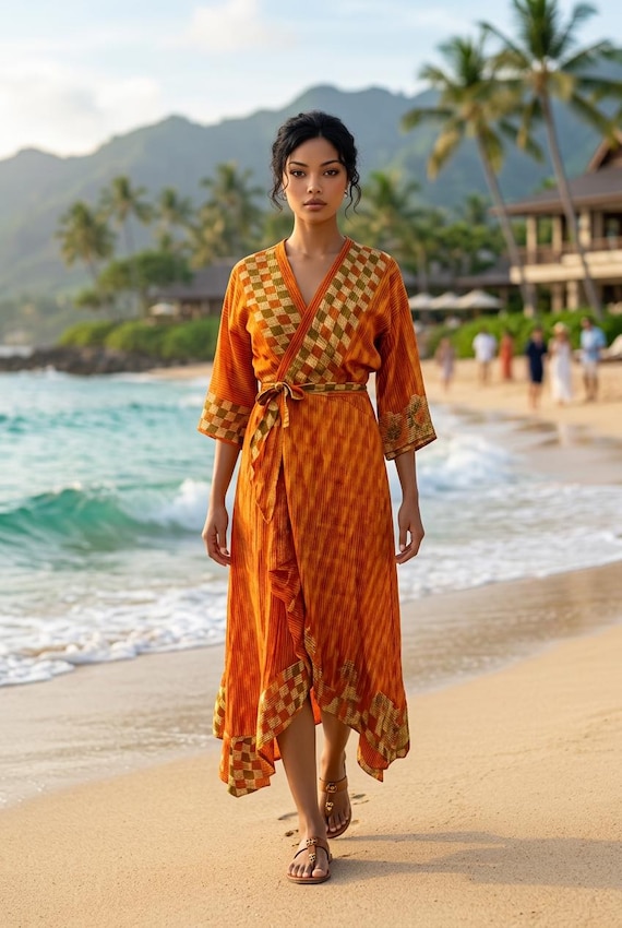 recycled sari silk dress YELLOW Indian Long Summer Dress, Recycled Sari-silk, Boho, Hippy, Festival  Party Outfit UK 8-12