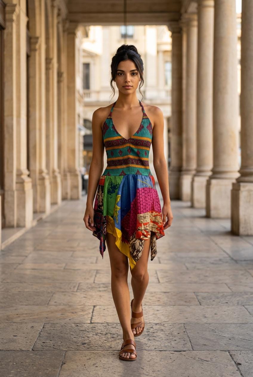 vintage bohemian dress Vintage Boho Dress  A Little Bird Boutique