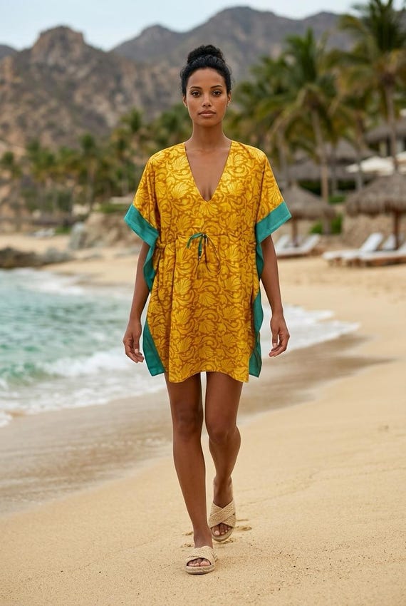 beach cover up tunic dress Resort Beach Tunic Dress