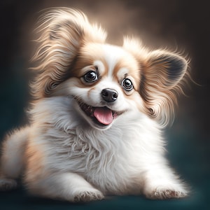 Cute Cuddly Dog Print