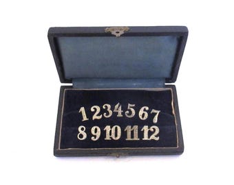 Antique Silver Plated Table Numbers, Wine Glass Clips Markers, Drink markers. #9C5G4ABK11