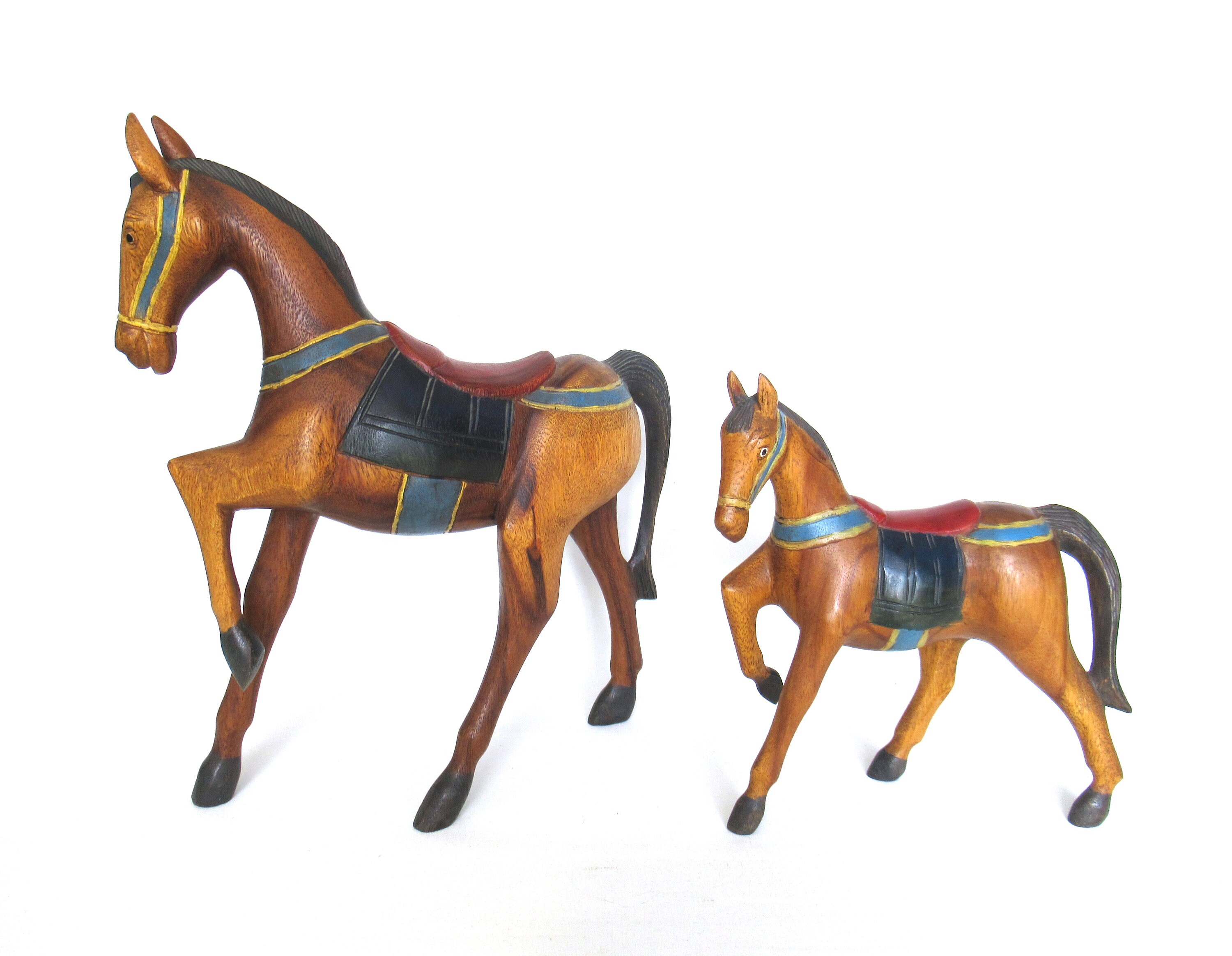 【ヴィンテージ】　木製　馬の彫刻 ヴィンテージ】 木製 馬の彫刻 木製馬の彫刻 約60cm - メルカリ