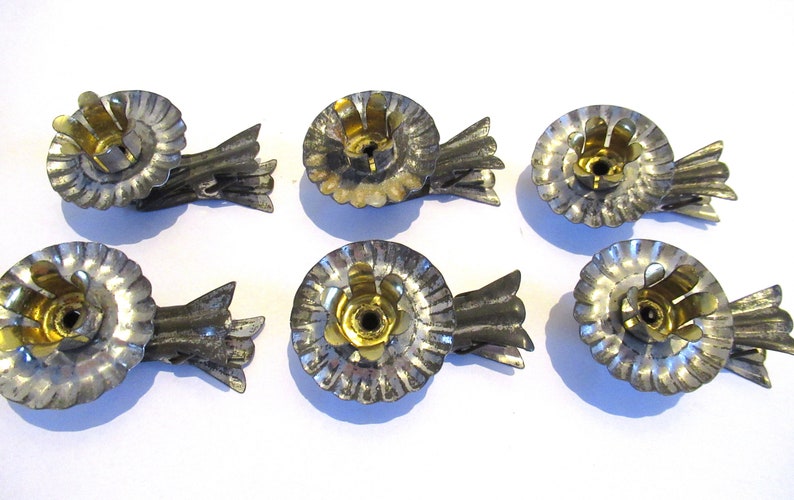 Vintage Christmas Tree Clipon Candle Holders Set of 6 Etsy Australia