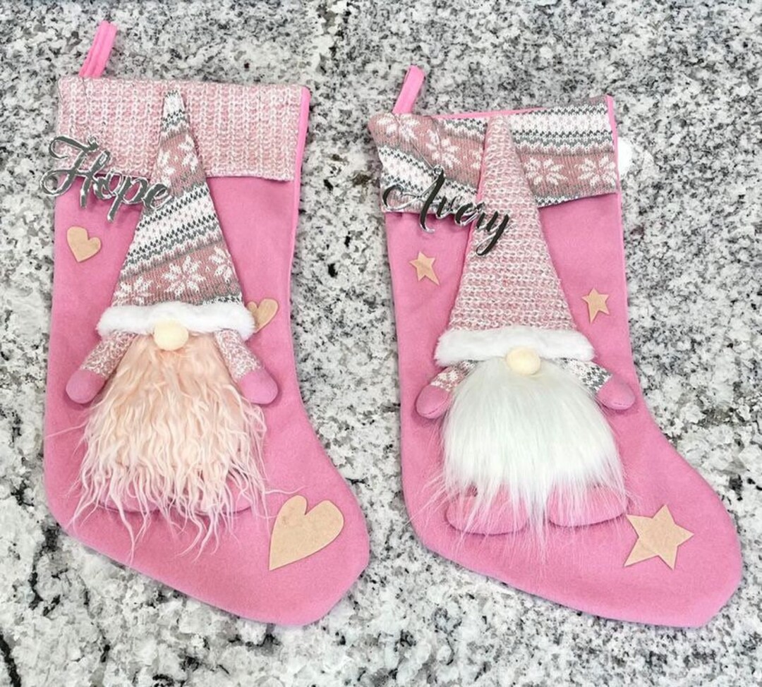 Stocking Name Tags Personalized Christmas Stocking Tags Etsy