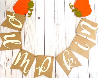 Little Pumpkin Baby Shower, Welcome little pumpkin banner, Little Pumpkin Banners, Fall Baby Shower, pumpkin birthday