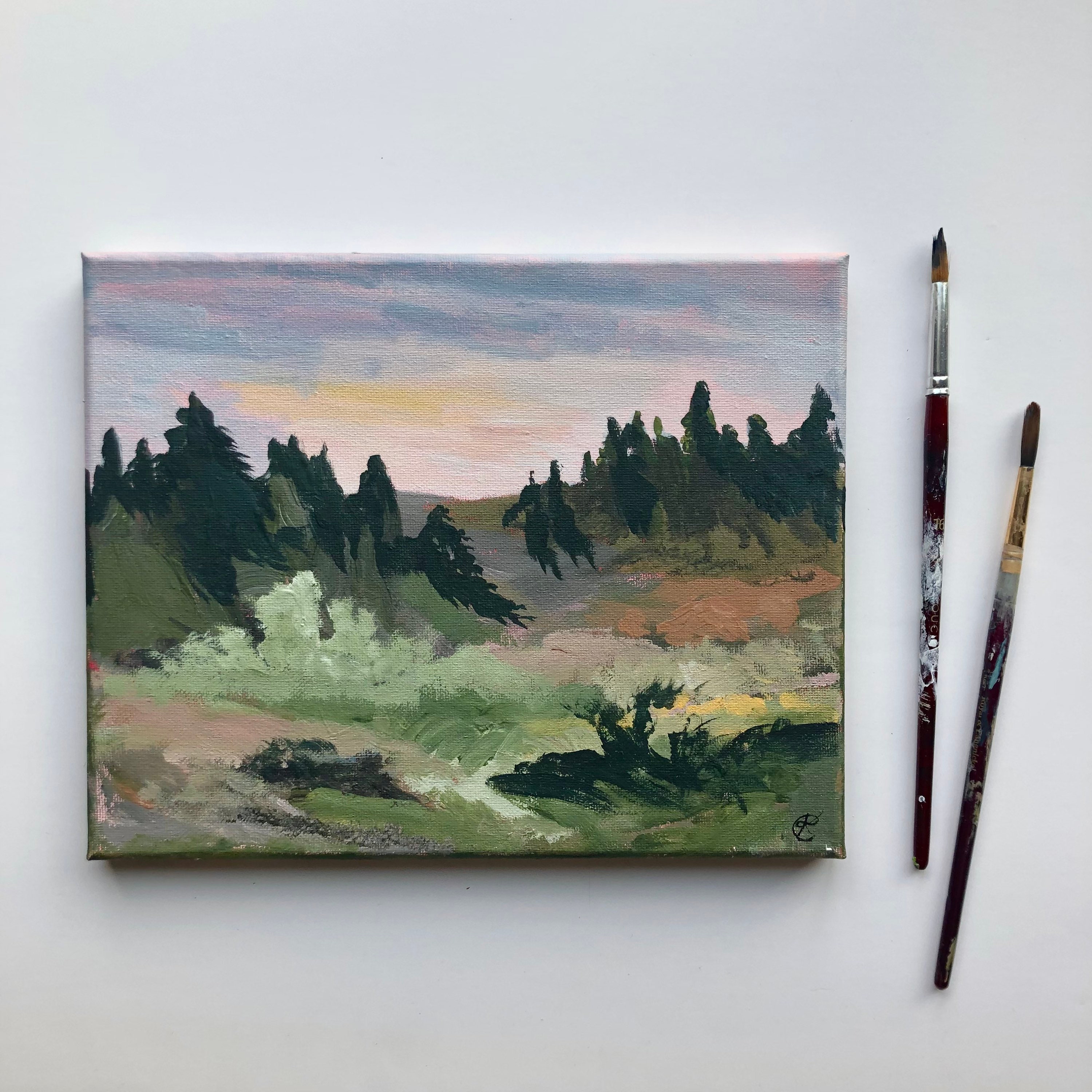 Canvas paintingacrylic landscape paintingoriginal artwork
