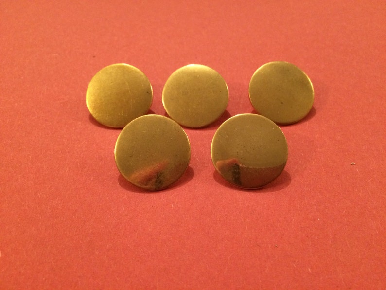Living History 20mm Lion Head Pewter Button Costume 5 Pack - Re-Enactment