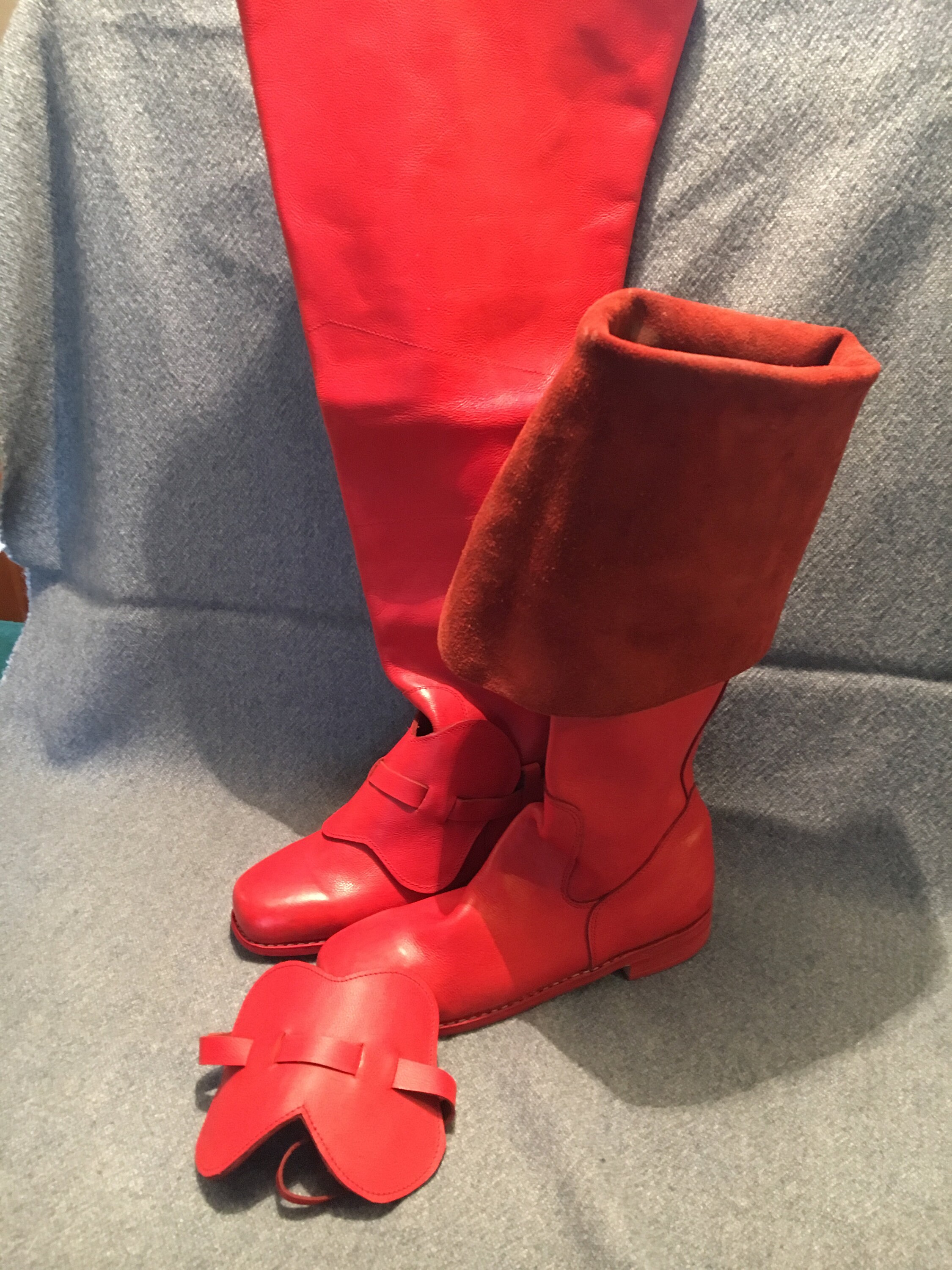 Bucket Top Boots Etsy