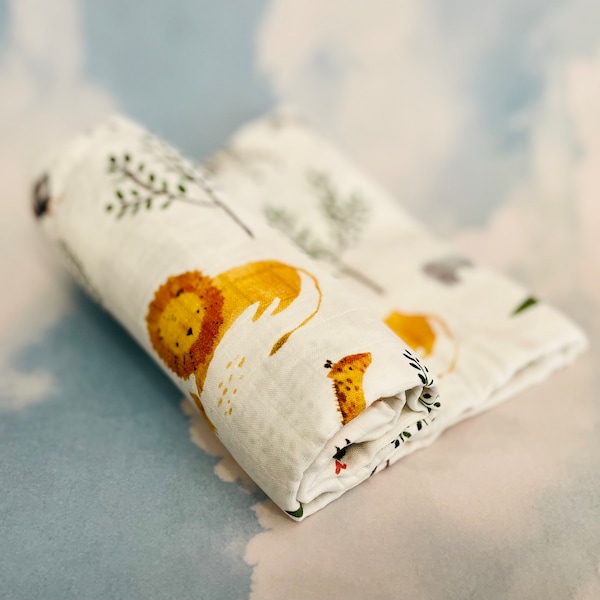 Bamboo Muslin Baby Swaddles Etsy