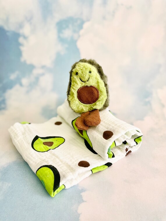Avocado muslin blanket discount