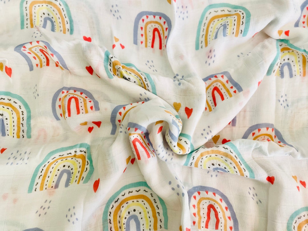R for Rabbit Bambooberry Rainbow Swaddle Multicolor main image 0