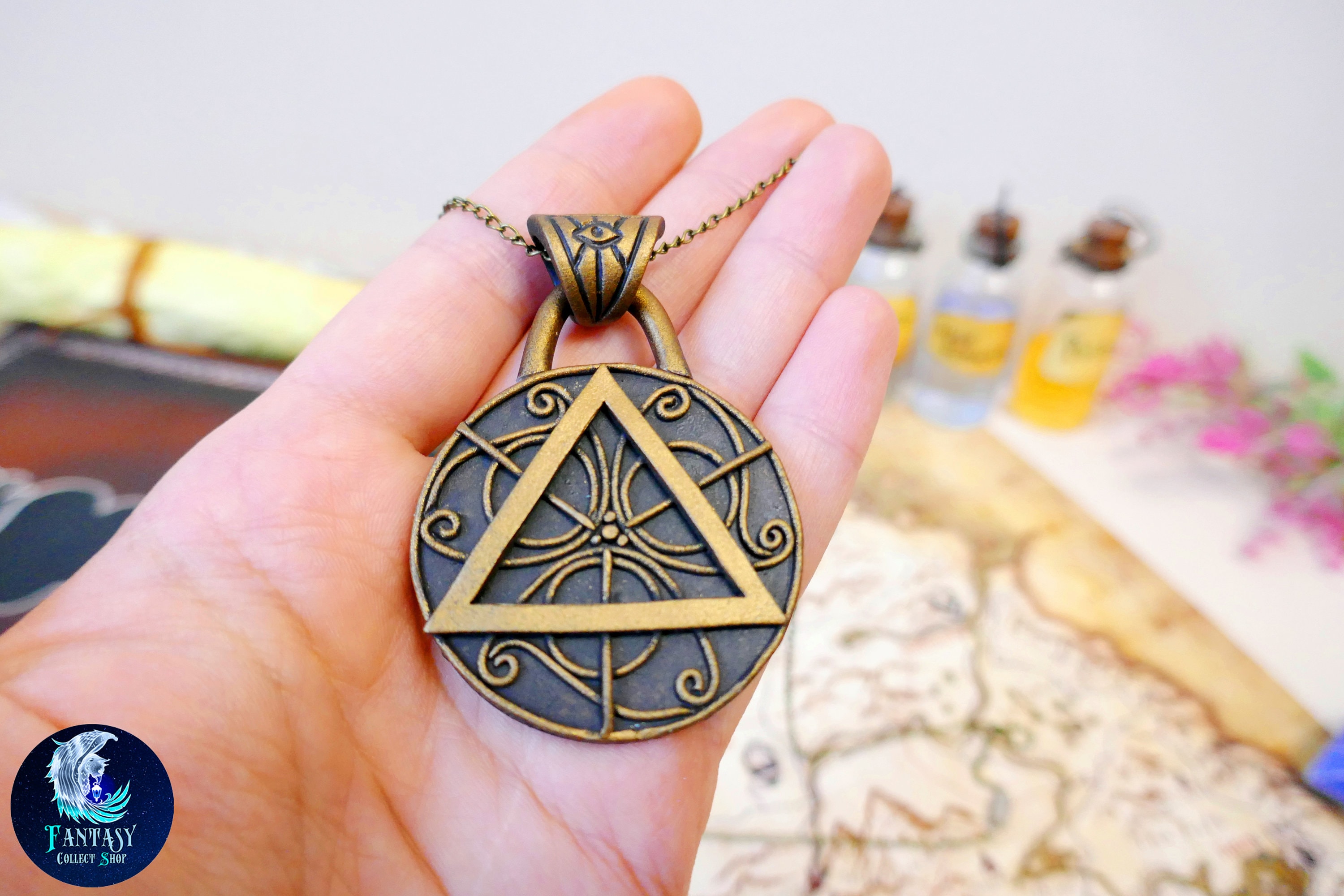 Amulet of Julianos The Elder Scrolls Necklace Skyrim cosplay Etsy