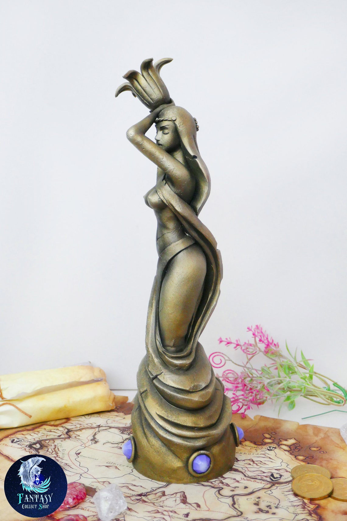 Statue of Dibella figurine from The Elder Scrolls Skyrim Etsy