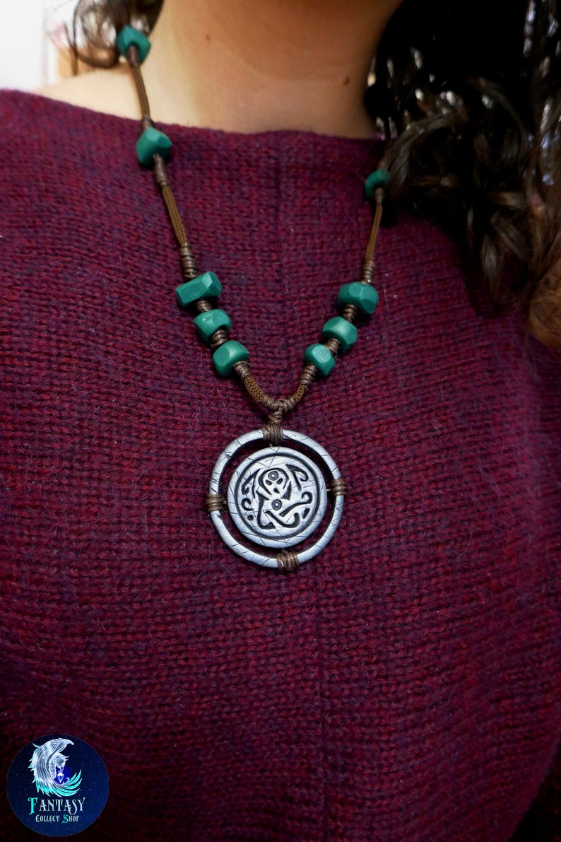 Amulet of Skaal the Elder Scrolls Necklace Skyrim Cosplay | Etsy