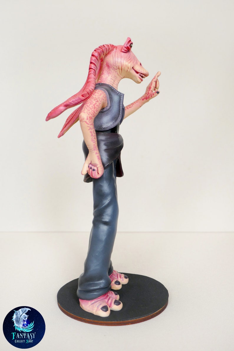 Jar Jar Binks figurine Star Wars figure JarJar Binks figure Etsy