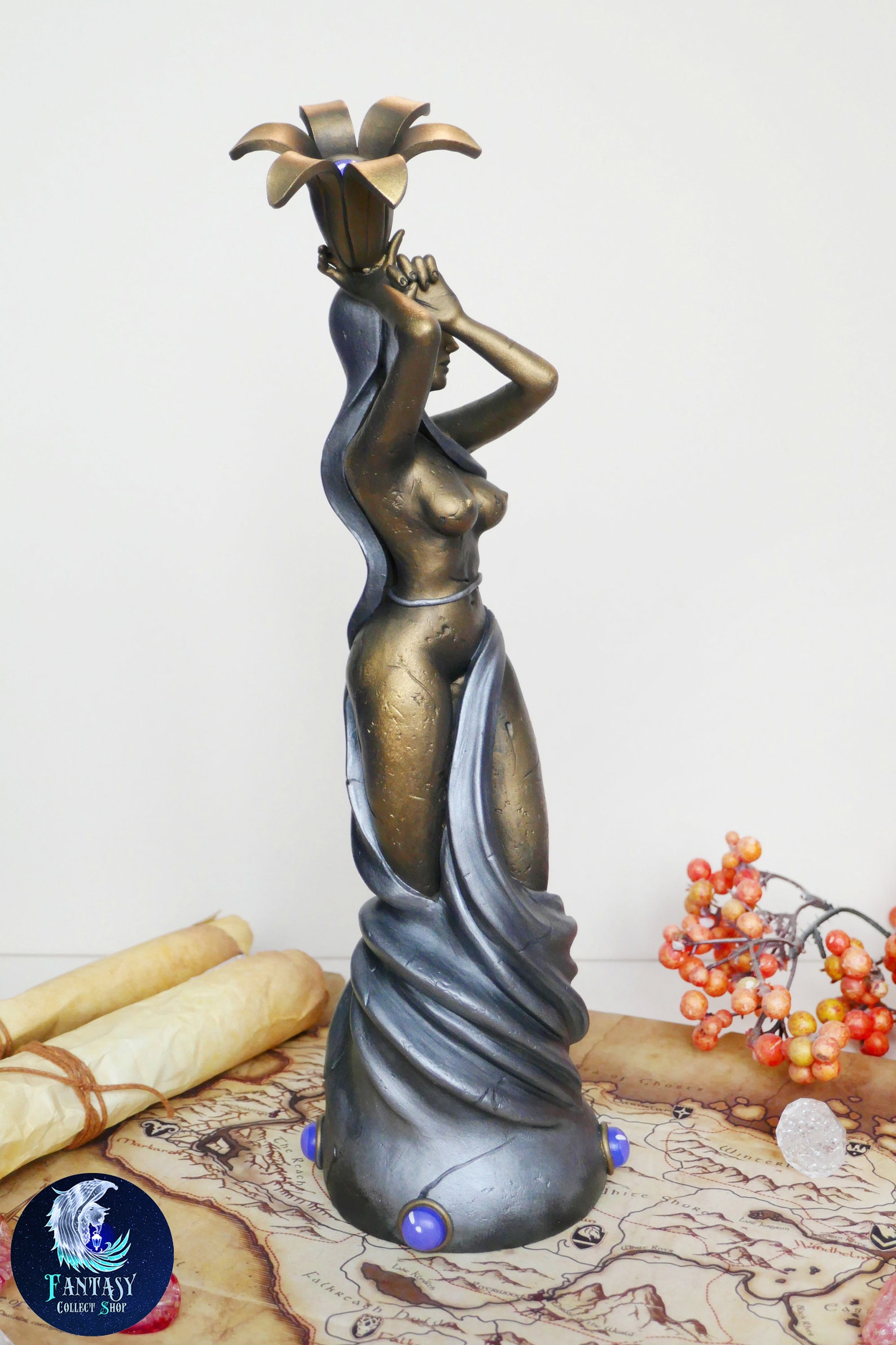 Statue of Dibella figurine from The Elder Scrolls Skyrim Etsy