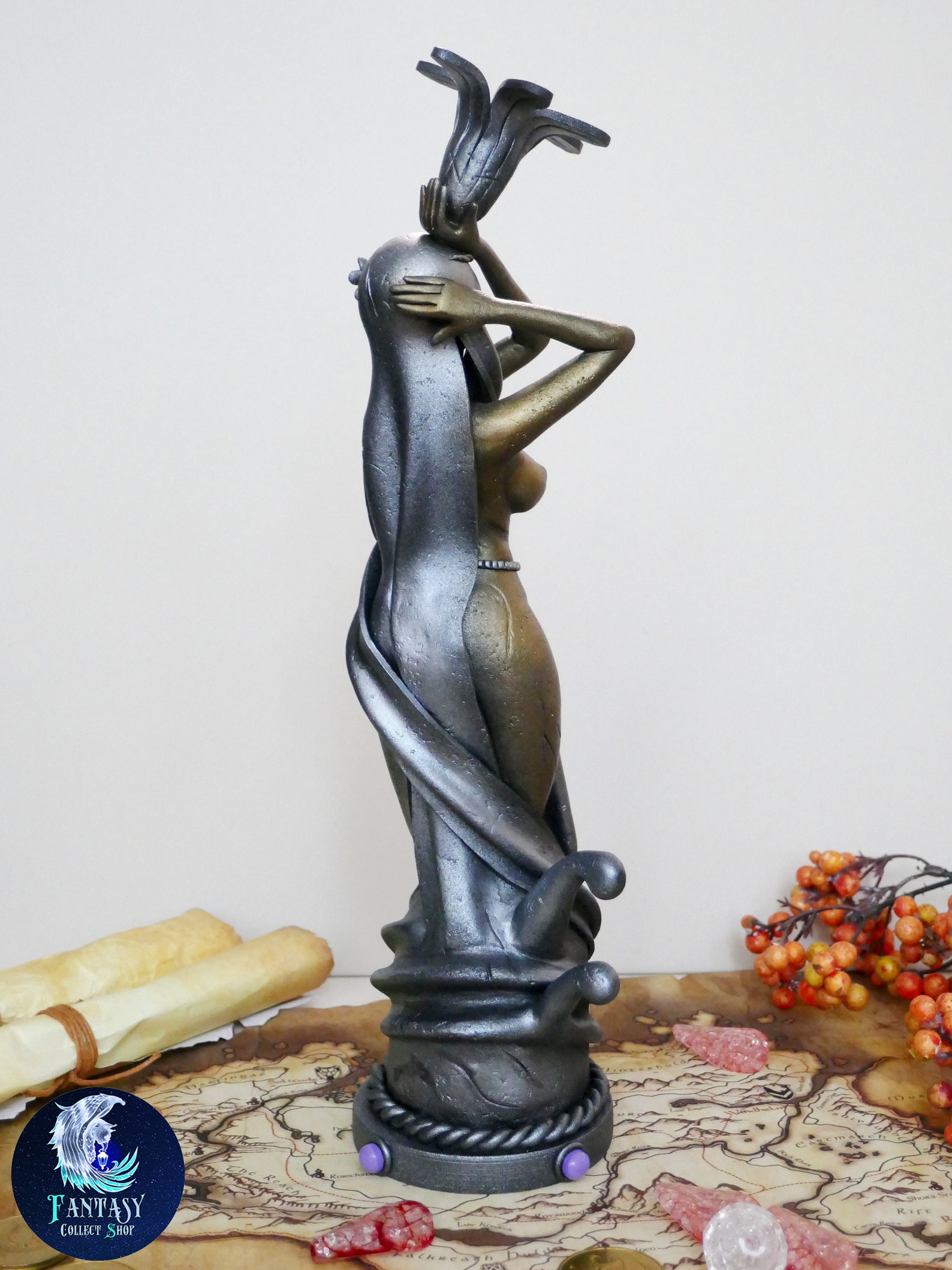 Statue of Dibella figurine from The Elder Scrolls Skyrim Etsy