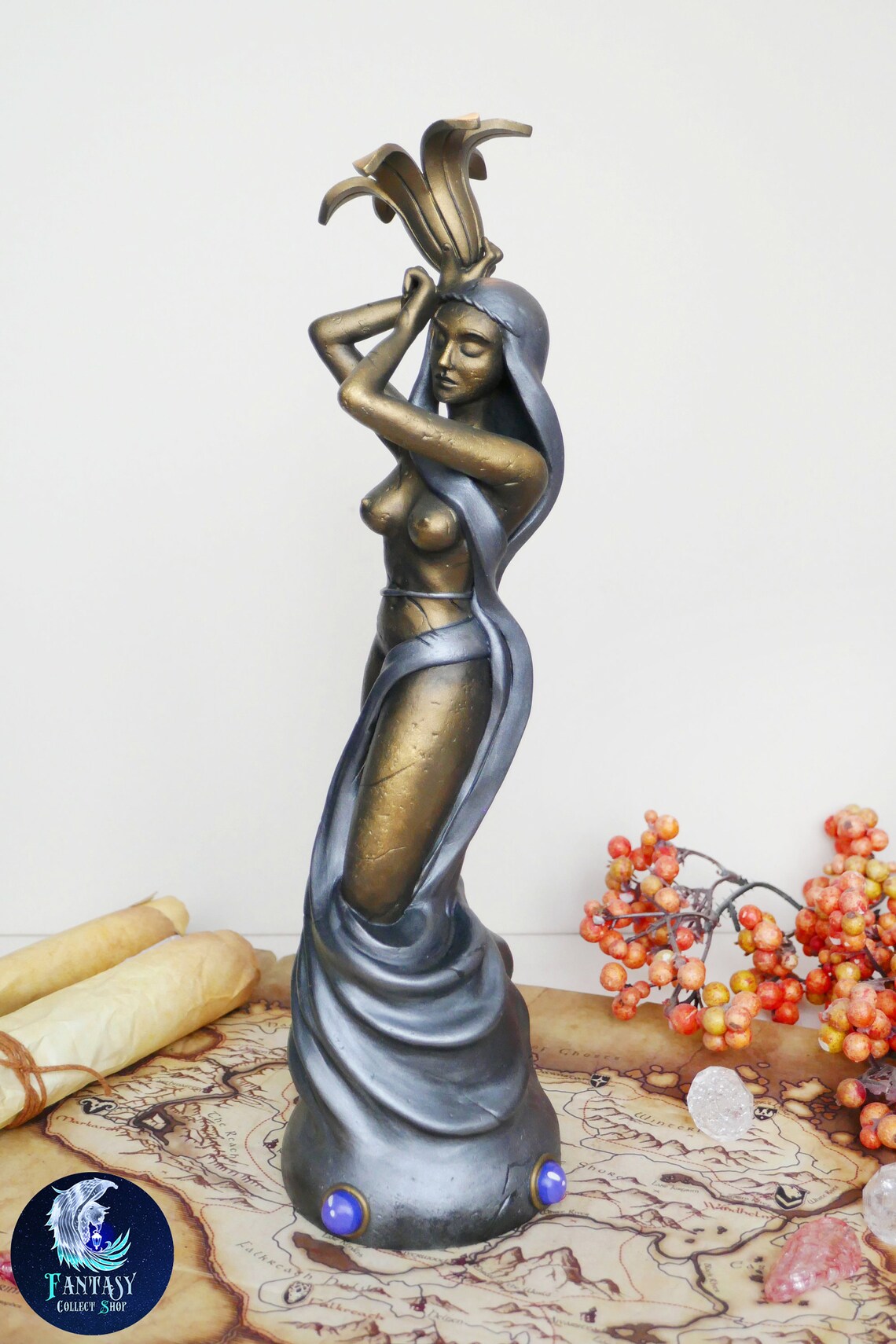 Statue of Dibella figurine from The Elder Scrolls Skyrim Etsy