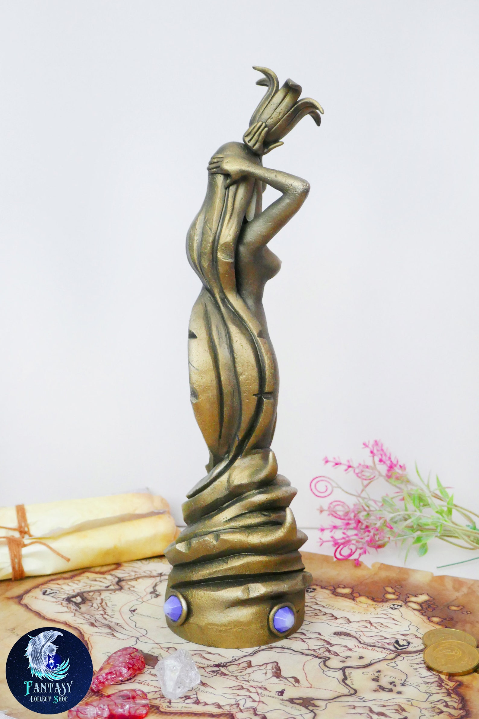 Statue of Dibella figurine from The Elder Scrolls Skyrim Etsy