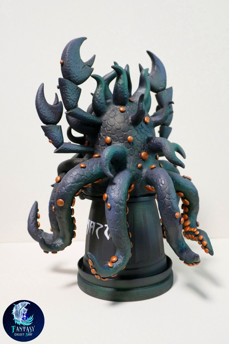 Hermaeus Mora figurine Daedric statue from The Elder Scrolls Etsy