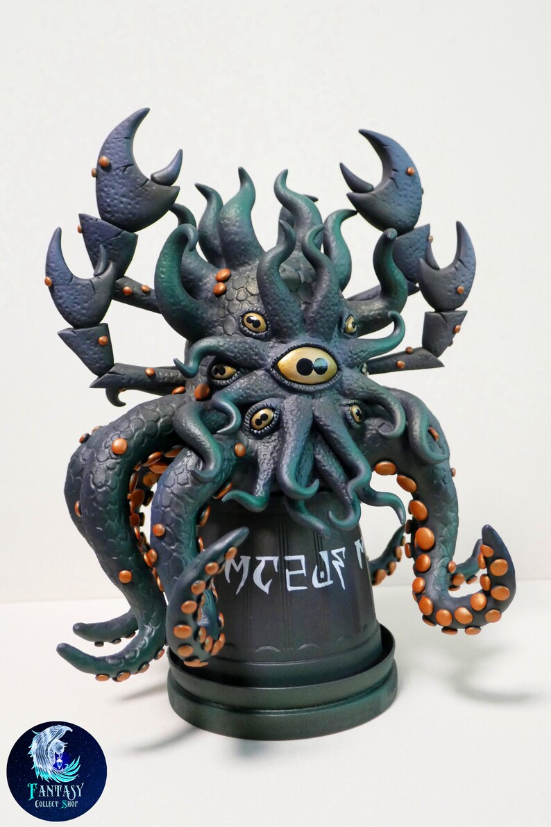 Hermaeus Mora figurine Daedric statue from The Elder Scrolls Etsy