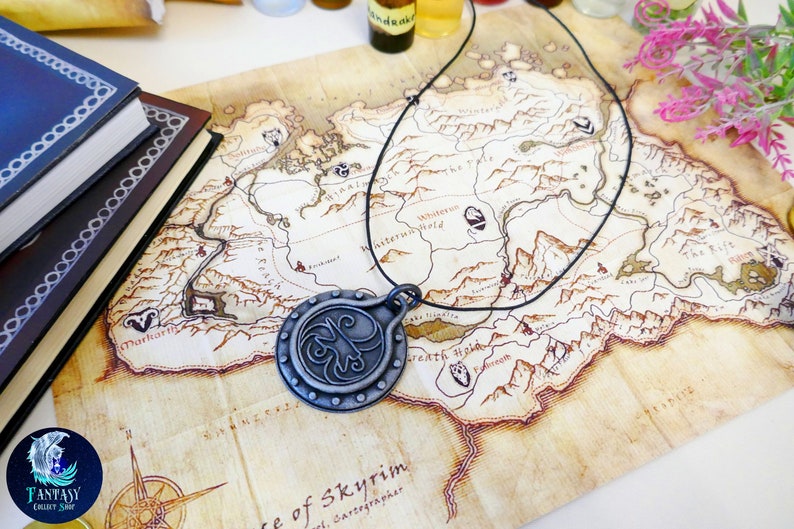 Amulet of Zenithar The Elder Scrolls Skyrim cosplay Skyrim Etsy