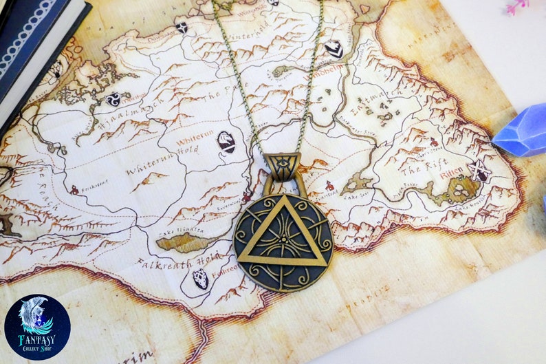 Amulet of Julianos The Elder Scrolls Necklace Skyrim cosplay Etsy