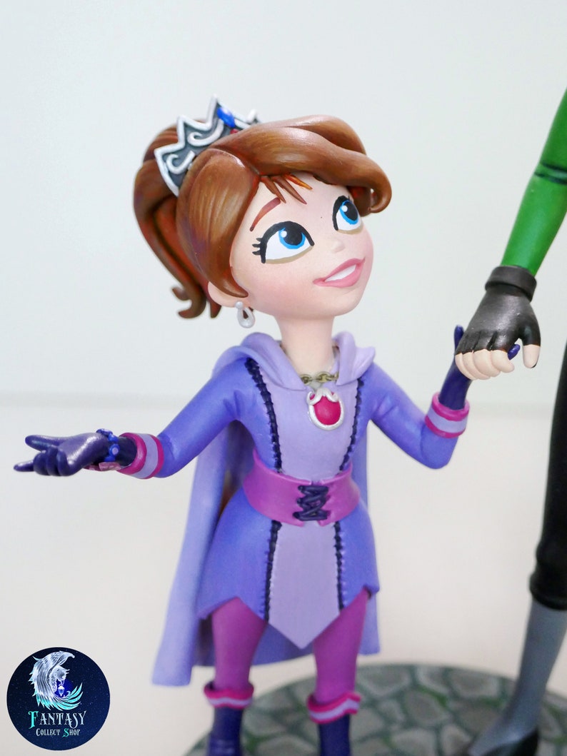 Sofia and Cedric figures from Sofia the first cartoon | Etsy