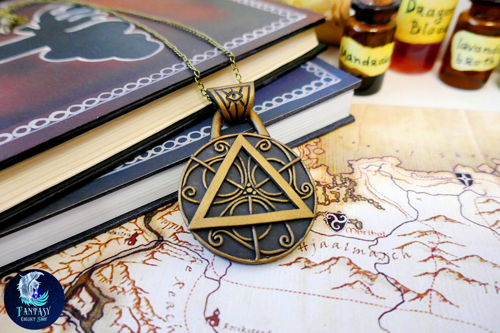Amulet of Julianos The Elder Scrolls Necklace Skyrim cosplay Etsy