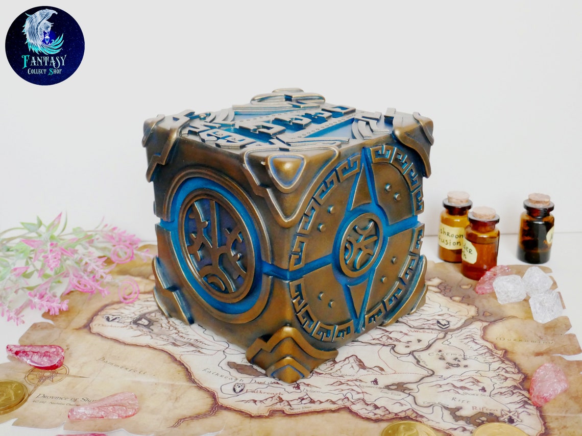 Dwemer puzzle box Puzzle cub Morrowind The Elder Scrolls Etsy