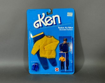 Ken Twice As Nice Reversible Fashion #2305 from 1985 - Mint in Package MIP