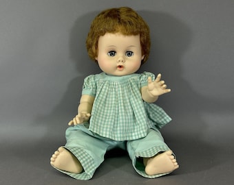 Vogue Ginny Baby Doll - Vintage 1959 - 18" Vinyl Drink and Wet Doll