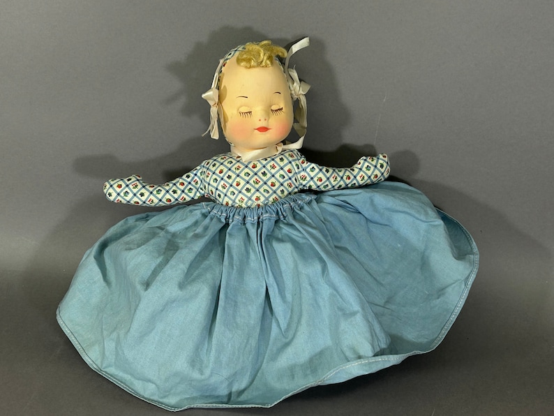 Georgene Novelties Topsy Turvy Asleep Awake Doll Vintage image 4