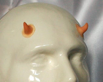 Tiny horn / claw / talon / devil -small hollow latex prosthetic horns -Theater, Am dram, Performance art, Costume Cosplay, LARP, Halloween