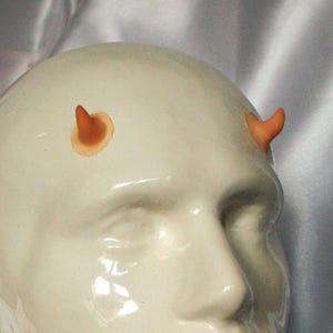 Tiny horn / claw / talon / devil -small hollow latex prosthetic horns -Theater, Am dram, Performance art, Costume Cosplay, LARP, Halloween