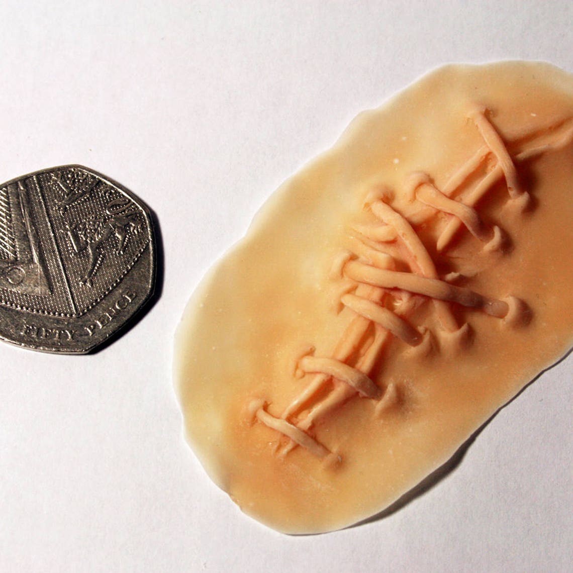 Stitches Deep and Detailed Latex Prosthetic Scar for Theater Etsy